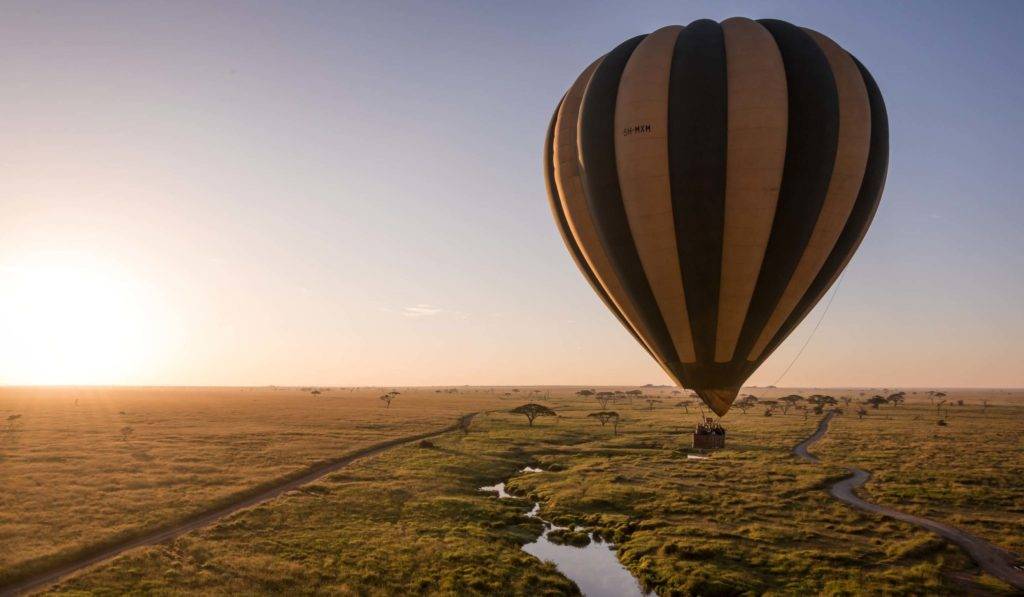 Serengeti hot air balloon