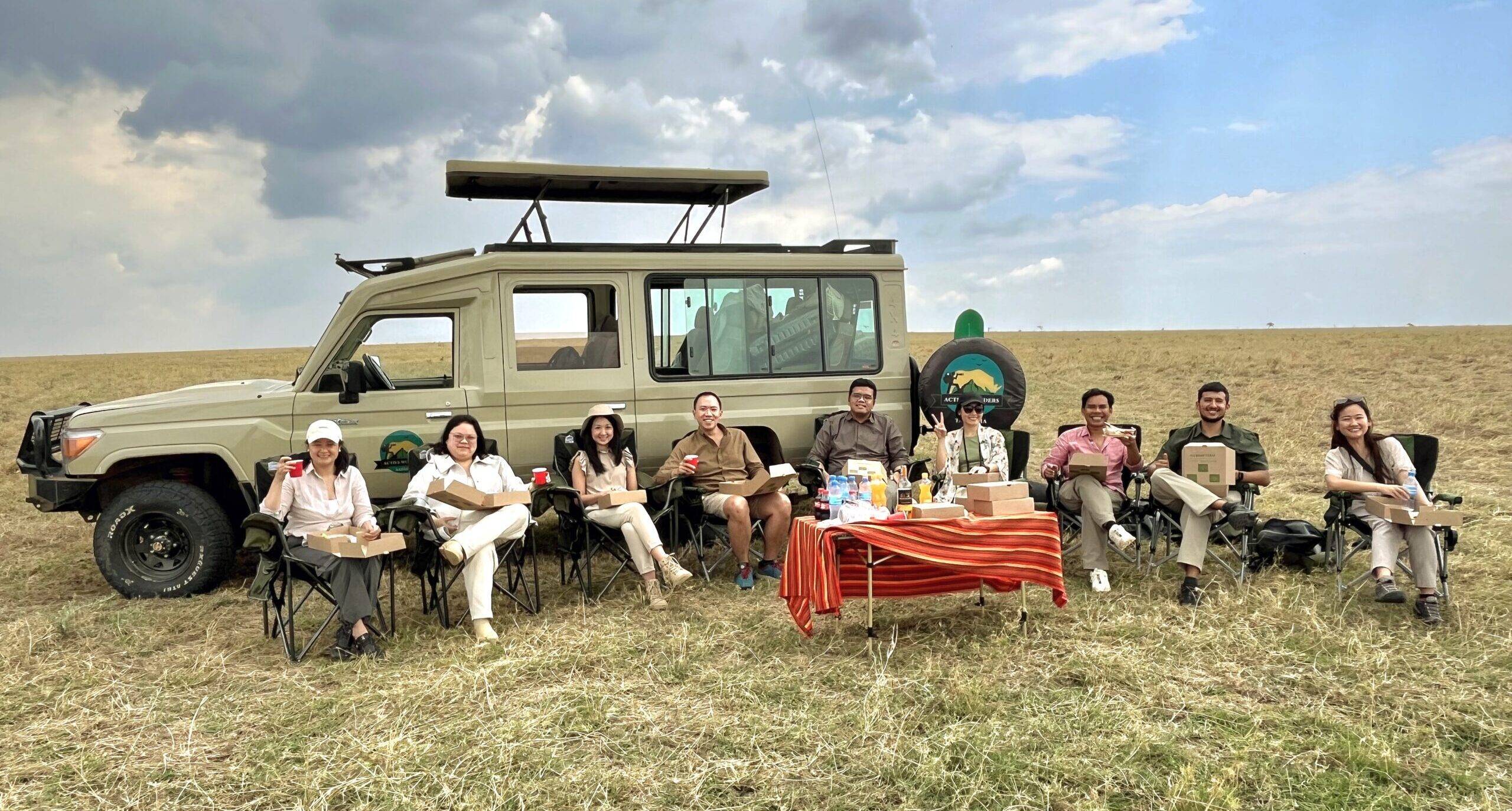 Active Wonders Safaris guests on safari